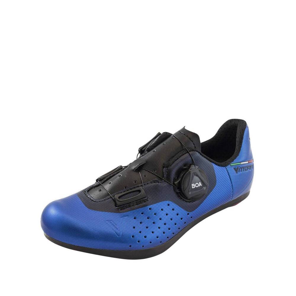 NEW VITTORIA kids alise road cycling shoes in blue